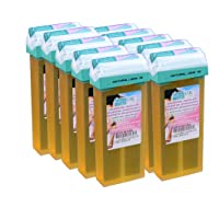 Depil OK 10 cartuchos de cera natural de 100 ml cada uno para la depilación ligera de axilas- cara- piernas y zonas…